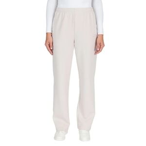 L • LAZYPANTS • Beige Sueded Straight Leg Lounge Pants